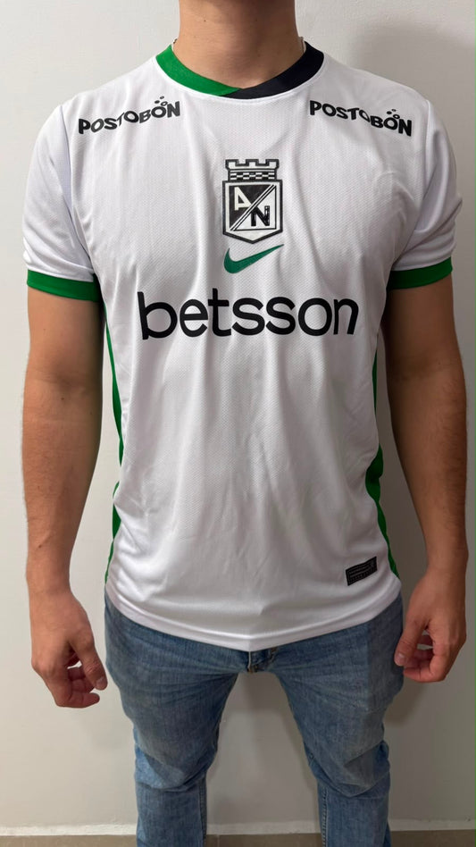 Camiseta Atlético Nacional Visitante 🟢⚪️
