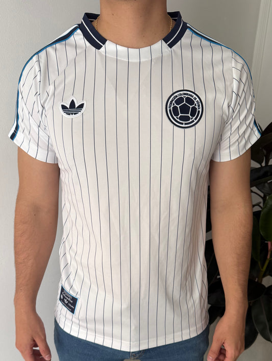 Camiseta Colombia Edición Especial Retro Rayada 🇨🇴