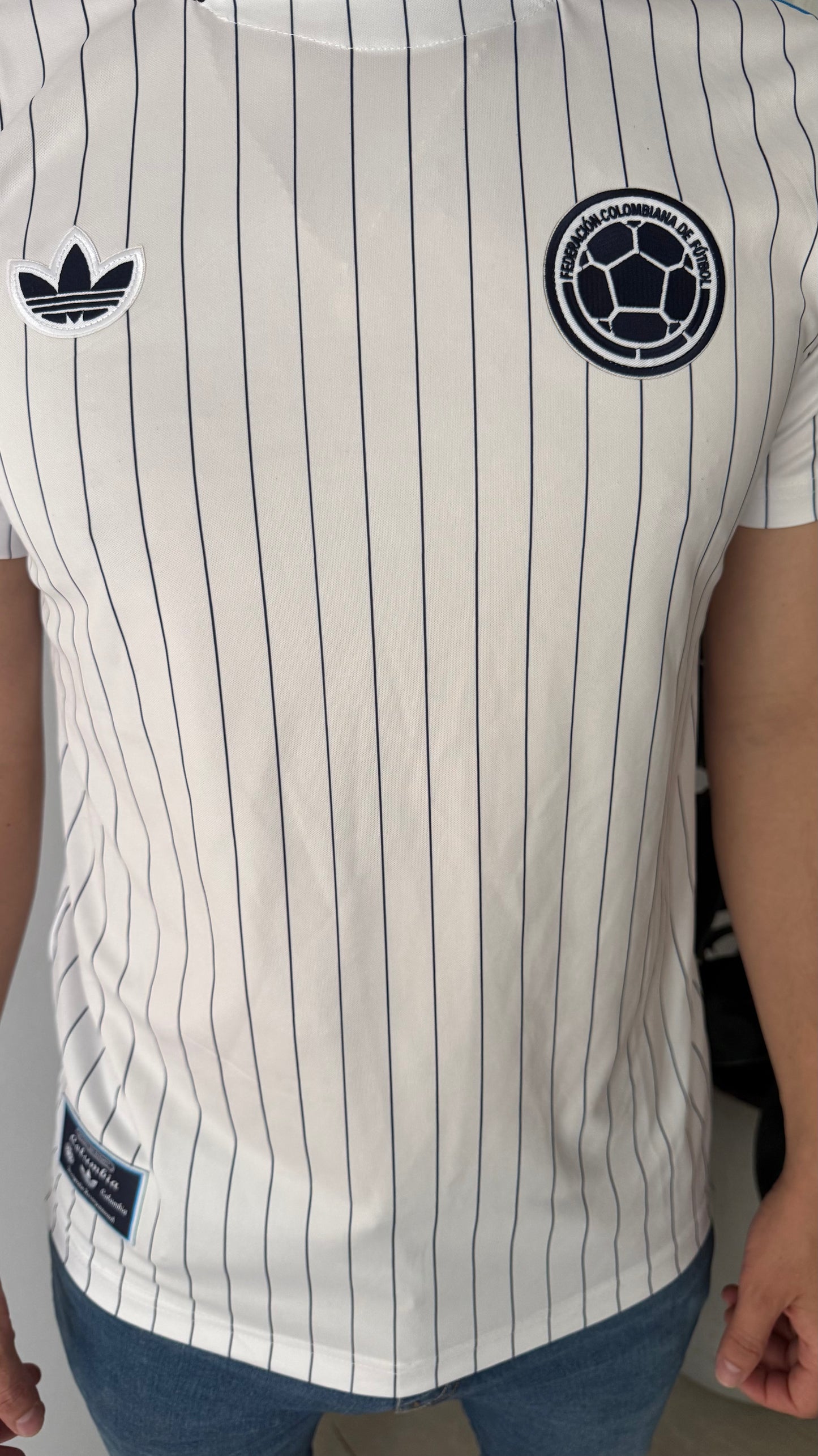 Camiseta Colombia Edición Especial Retro Rayada 🇨🇴