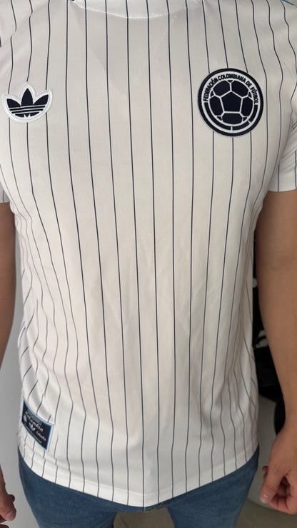 Camiseta Colombia Edición Especial Retro Rayada 🇨🇴