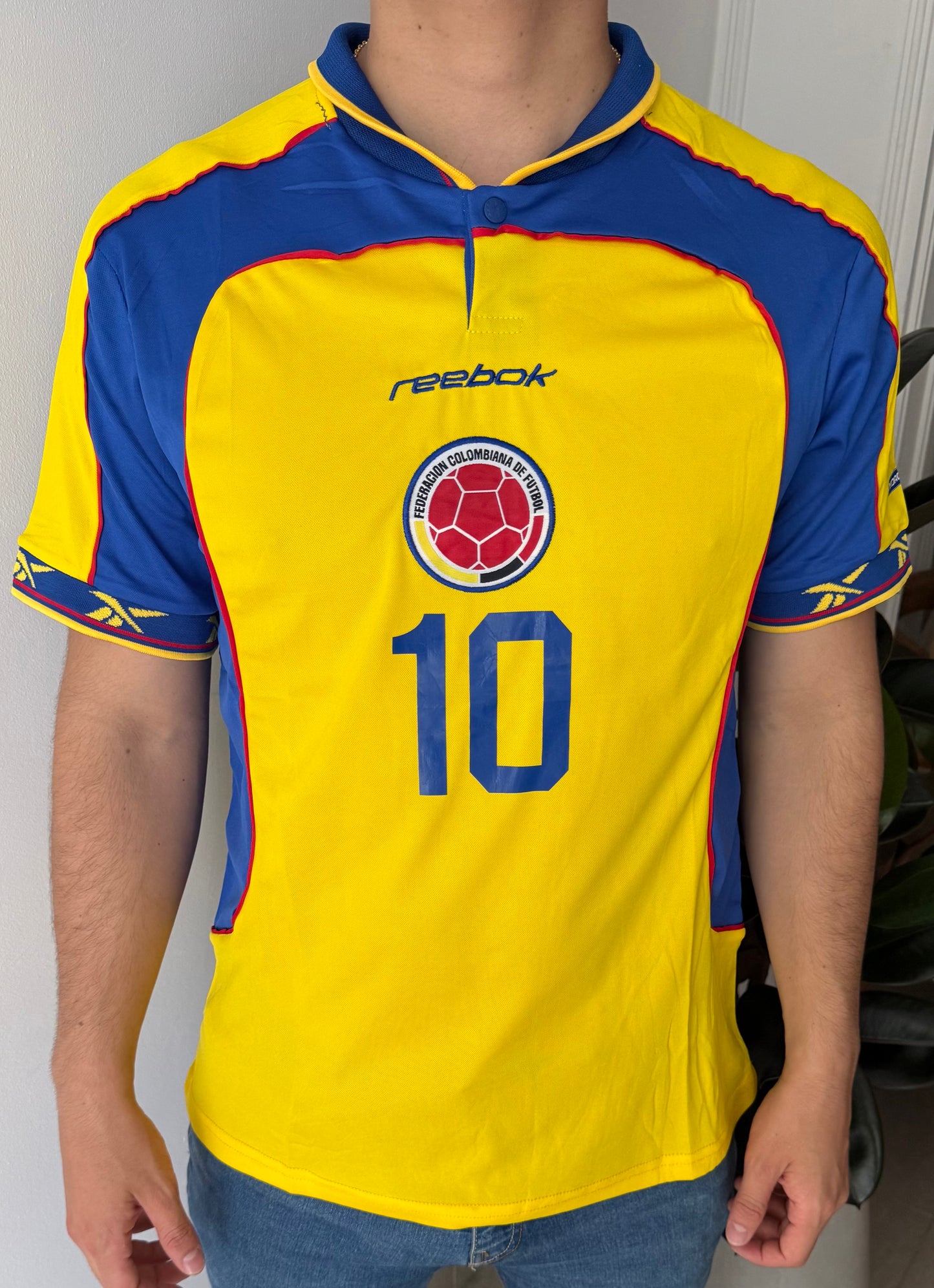Camiseta Colombia Local - Francia 1998 🇨🇴