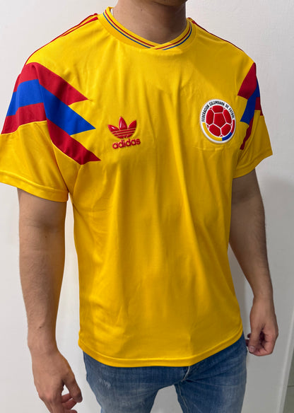 Camiseta Colombia Visitante - Italia 1990 🇨🇴