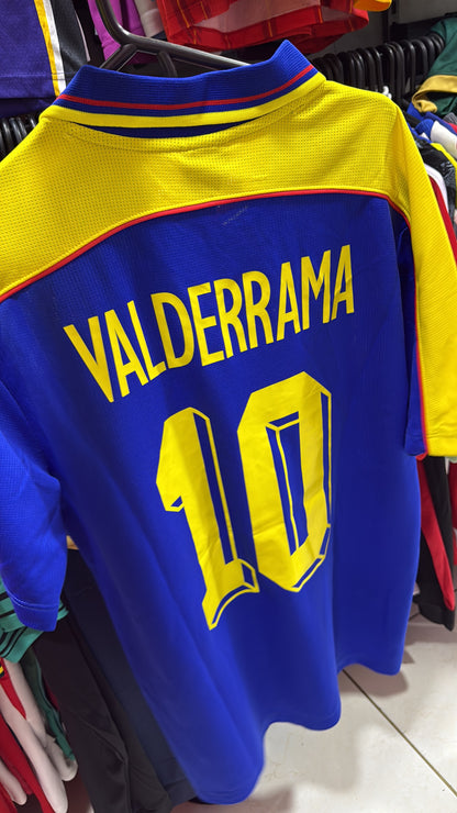 Camiseta Colombia Visitante - Francia 1998 🇨🇴