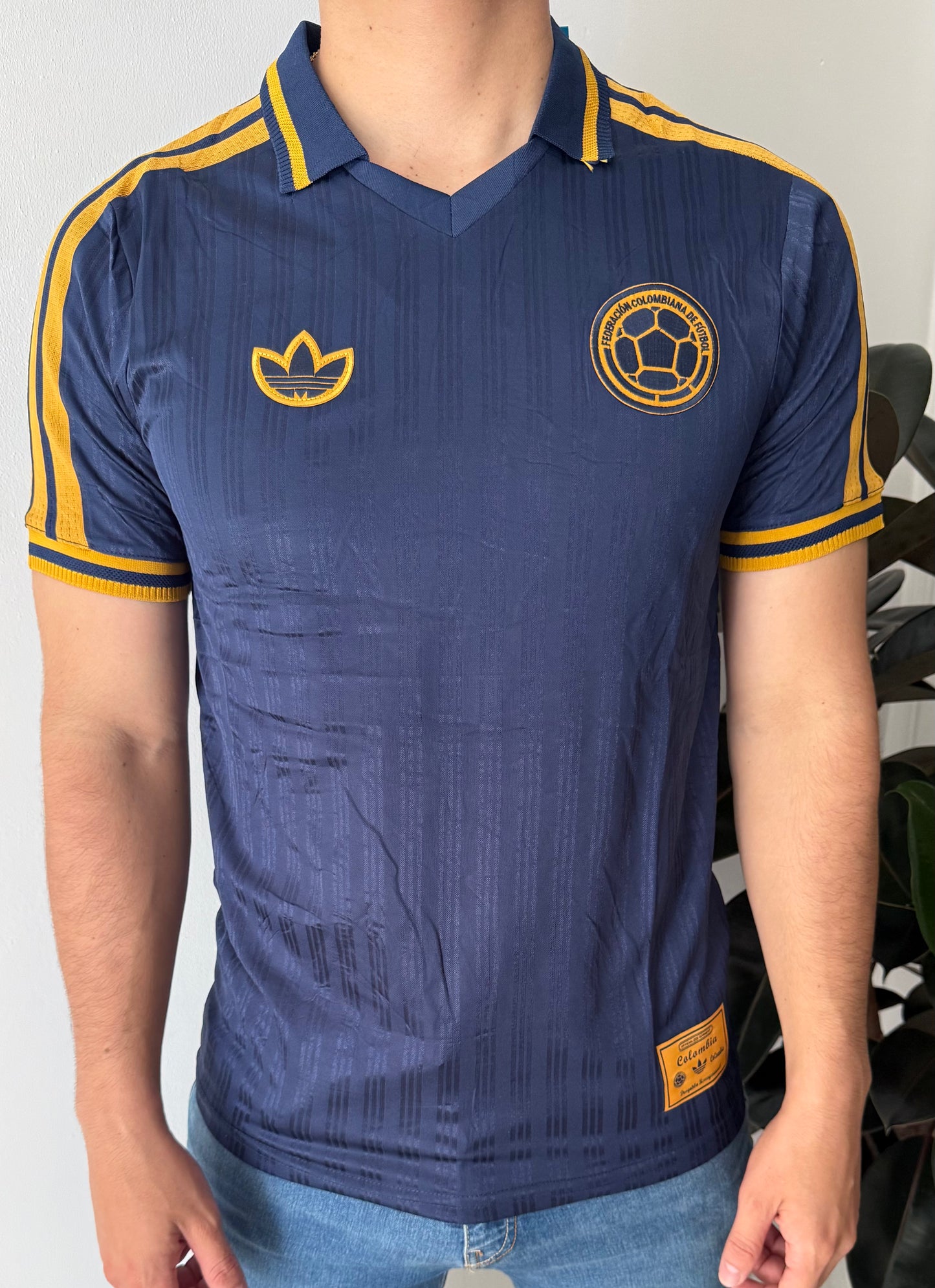Camiseta Colombia Edición Especial Retro Azul 🇨🇴